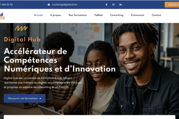 Site web DigitalHub