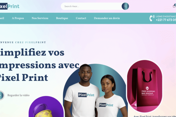 Site web PixelPrint