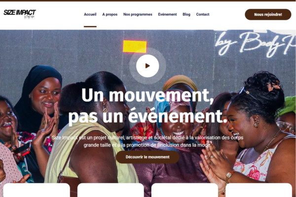 Site web Sizeimpact